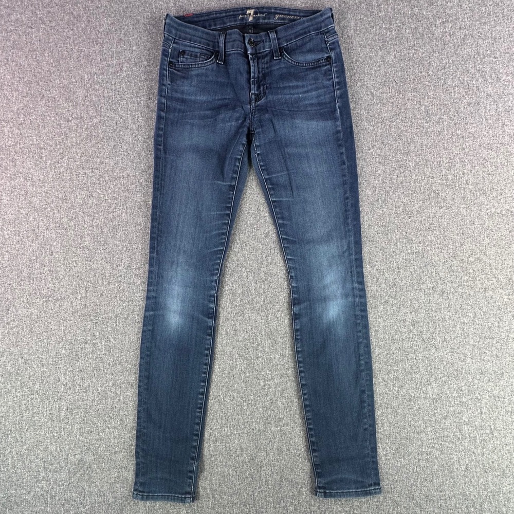 7 For All Mankind Jeans Womens 26 Gwenevere Dark Wash Blue RU004187A Skinny